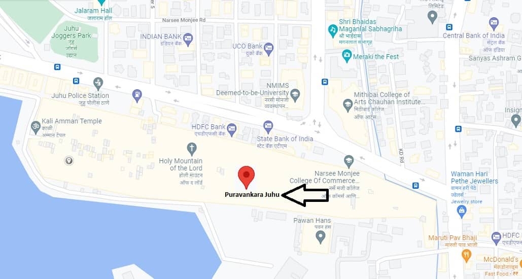 Puravankara Juhu Location Image