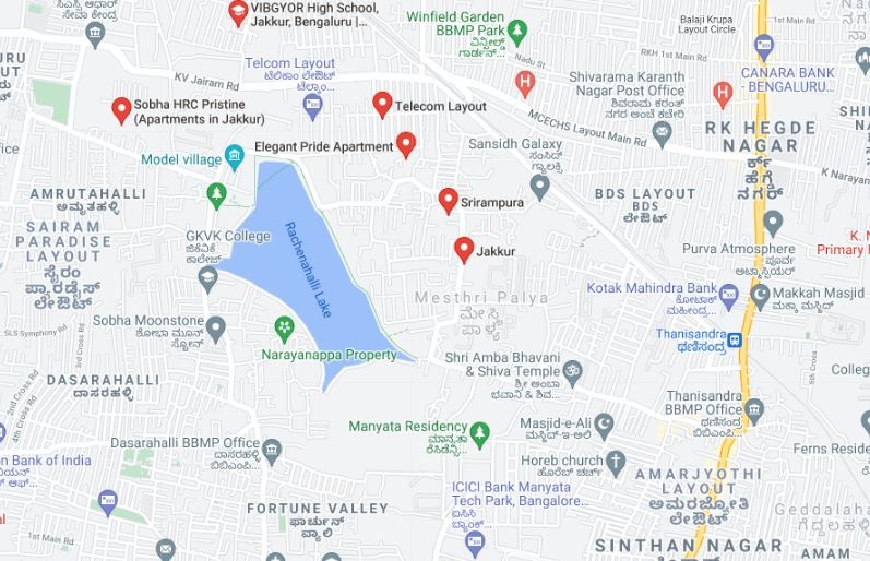 Puravankara Mundhwa Pune Location Map